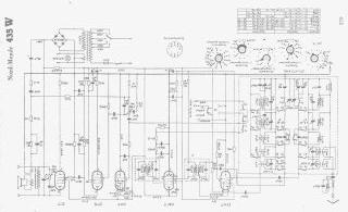 Nord Mende 435W schematic circuit diagram